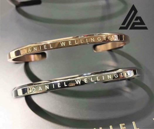 Giá hủy diệt] Vòng Cuff DW v1 - Vòng tay cặp đôi thời trang Titanium thép không gỉ 316L [Bảo Hành 1 năm