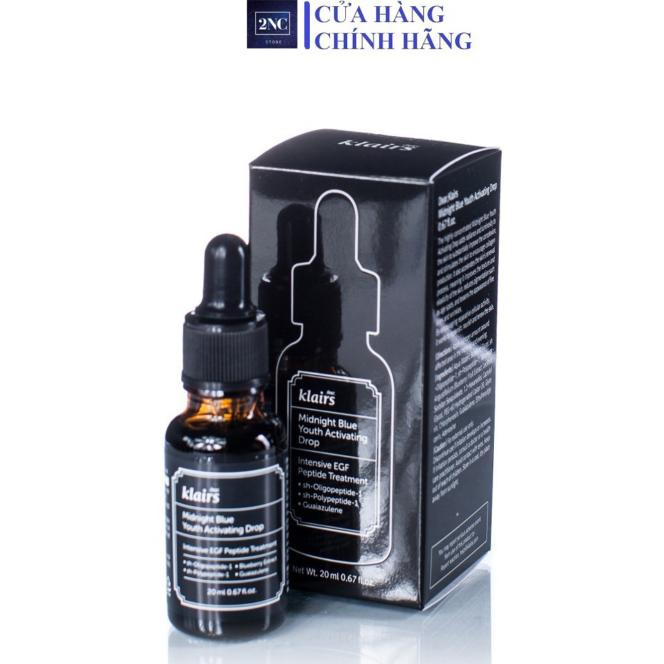 Tinh Chất Phục Hồi Da Klairs Midnight Blue Youth Activating Drop Serum 20ml
