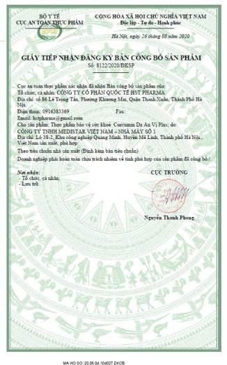 Bách Niên Thảo Curcumin DẠ AN VỊ Plus