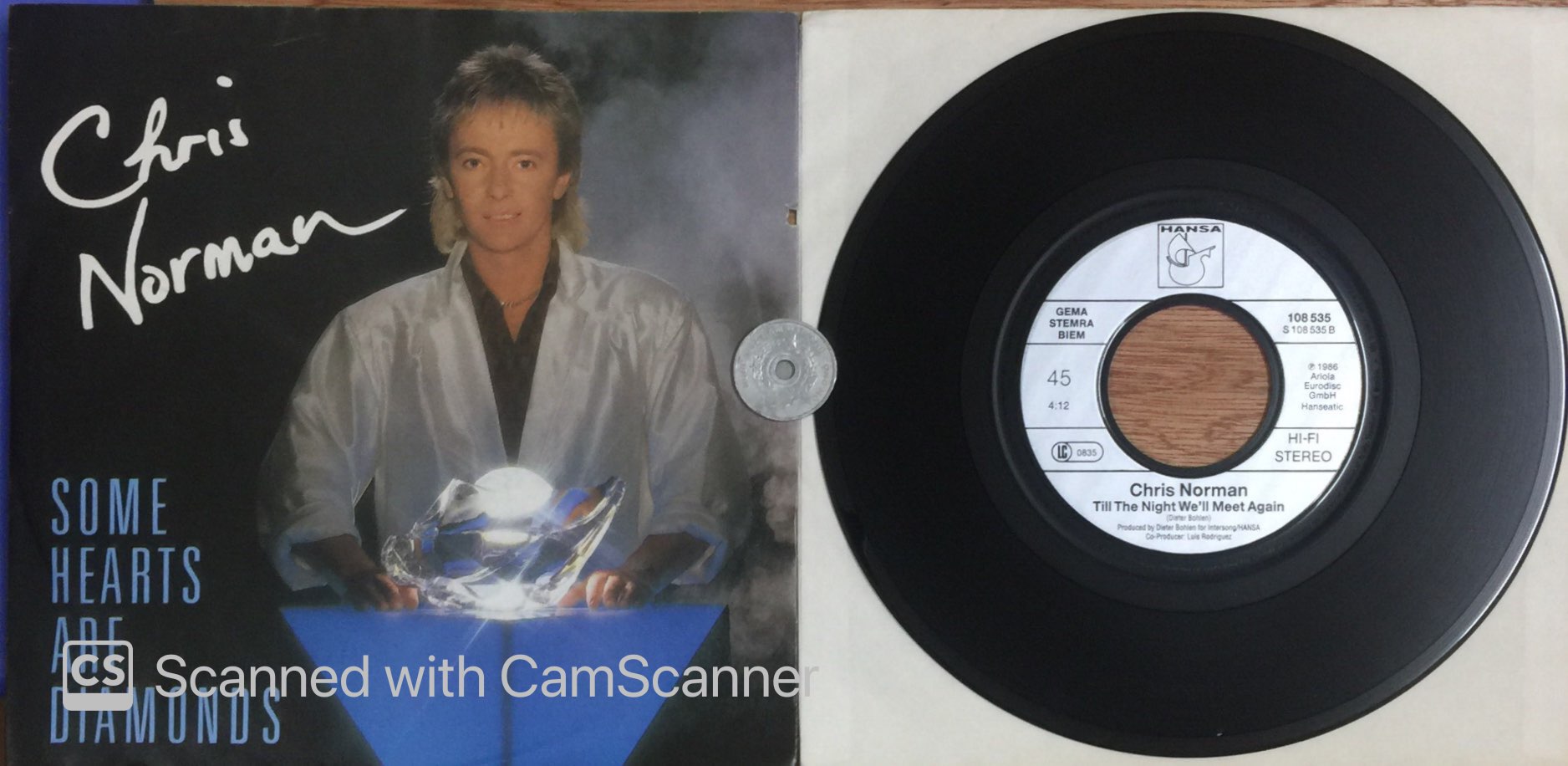 stereomate - Đĩa than - Single Vinyl - 7 inch 45RPM: Chris Norman - Some Hearts Are Diamonds