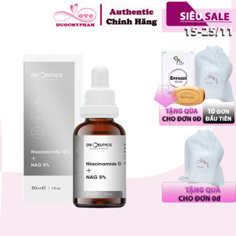 Serum B3 Niacinamide 12% DrCeutics - Giảm Thâm, Sáng Da & Kiểm Dầu