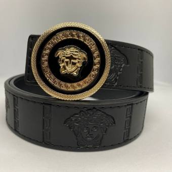 Thắt Lưng Nam - Dây Nịt Nam Mặt VS Da Tổng Hợp PVC Màu Đen HOT TREND 2021