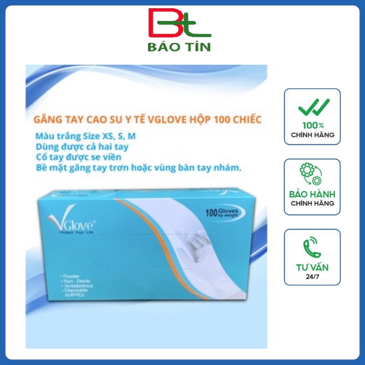 Găng tay cao su y tế - bao tay y tế có bột an toàn