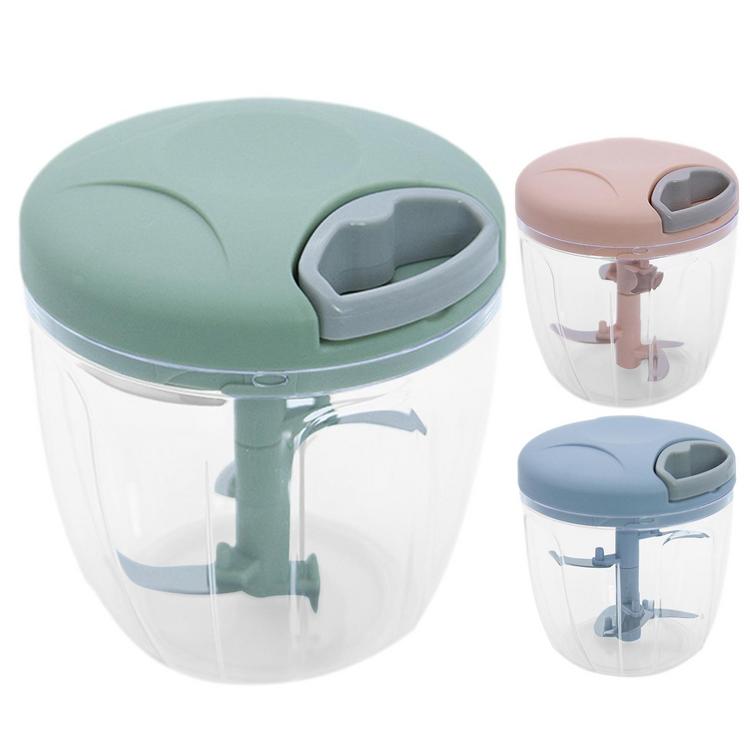 Manual Food Chopper Processor For Onion Garlic Lettuce Tomato, Hand