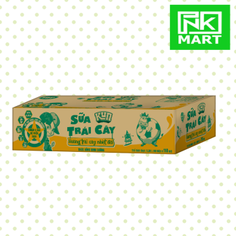Thùng 48 hộp Sữa Trái Cây Kun 110ml
