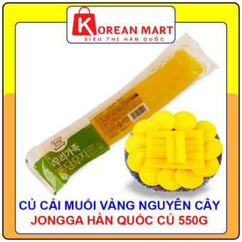 Củ cải vàng Hàn quốc muối nguyên cây