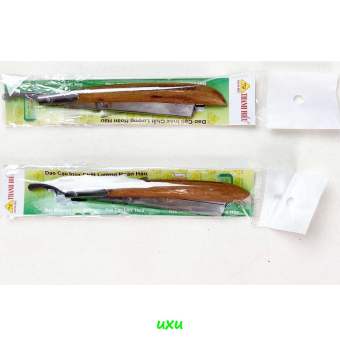 Dao cạo lông mặt, tỉa lông mày, cạo râu, thay lưỡi, cán gỗ, dao chuyên dụng tiệm tóc