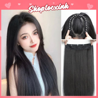 Tóc dải U kẹp phồng thẳng,tóc giả kẹp