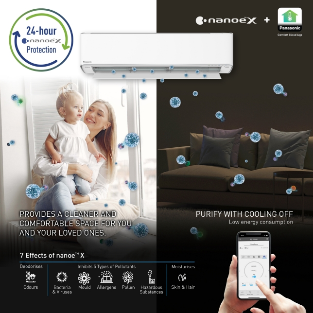 PANASONIC XU SYSTEM 3 AIRCON (5 Ticks) & FREE INSTALLATION / $200 GROCERY VOUCHERS REDEEM FROM PANASONIC · v7