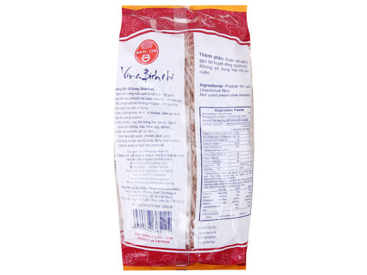BÚN GẠO LỨT HUYẾT RỒNG BÍCH CHI 200G