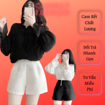 Quần Shorts Nữ Vải TafTa Phồng