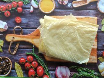 Tàu hũ ky lá dẽo loại đặt biệt trọng lượng 200g - hủ ky 179