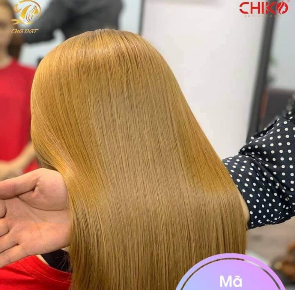 Thuốc nhuộm tóc màu Vàng Cát (kèm oxi và găng tay)