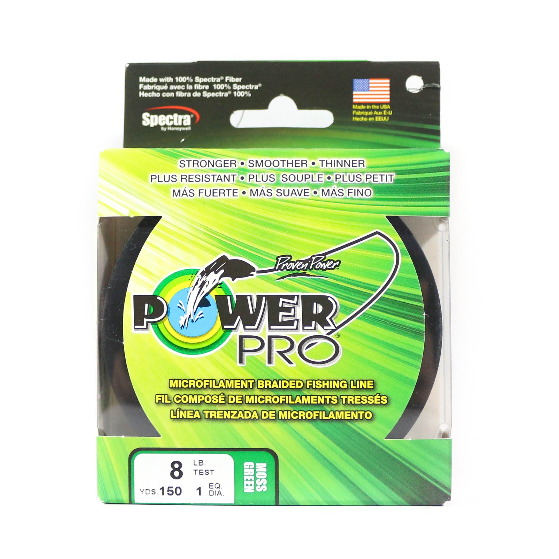 Spectra Power Pro Super 8 Slick Spectra Linea 20lb by 150yds Brown 0398 