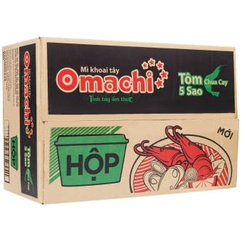 THÙNG 12 TÔ MÌ OMACHI TÔ TÔM CHUA CAY 90GR