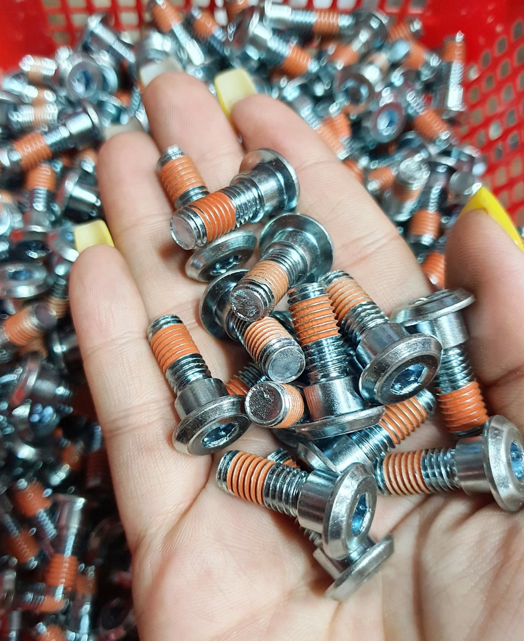 Ốc đĩa lục giác có gờ 8li20 cho dòng xe Honda