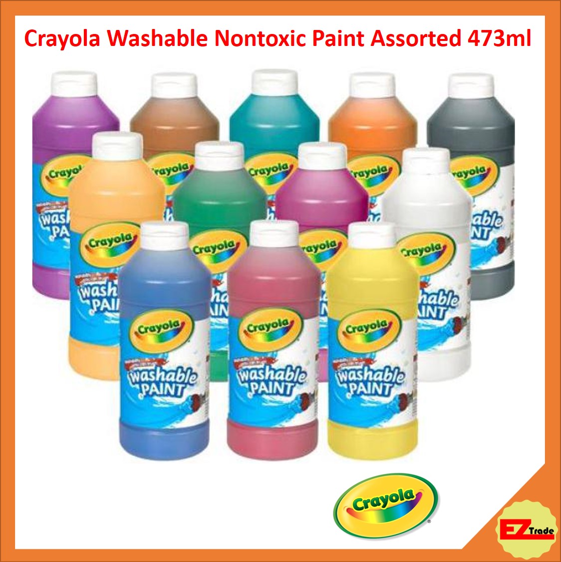 Crayola 588610 Super Tips 10 Assorted Washable Markers