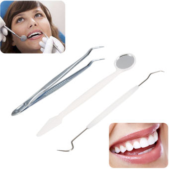 AAbeauty Bộ 3 Dụng Cụ Nha Khoa Bằng Thép Không Gỉ, Nha Khoa Kiểm Tra Răng Miệng Gương Probe Scaler Bộ Gương Vệ Sinh Răng Miệng Nha Khoa Vệ Sinh Răng Miệng Và Bộ Dụng Cụ Vệ Sinh Vảy Liềm