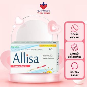 Que thử thai ALLISA que thử thai nhanh HCG