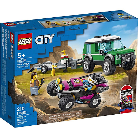 Đồ chơi lắp ghép Lego city 60288 - Xe Tải Vận Chuyển Mô Tô Địa Hình
