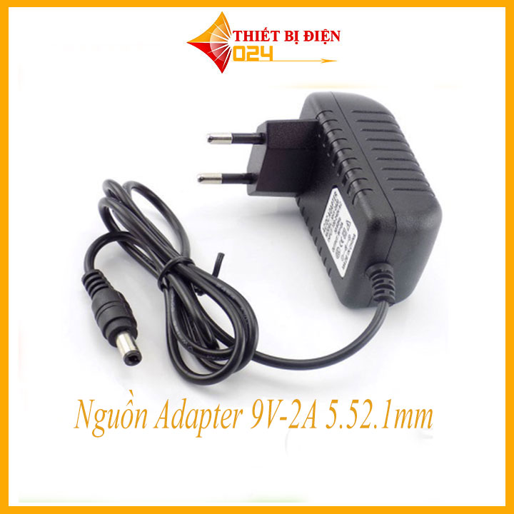 Nguồn adapter 9v-2a 5.52.1mm