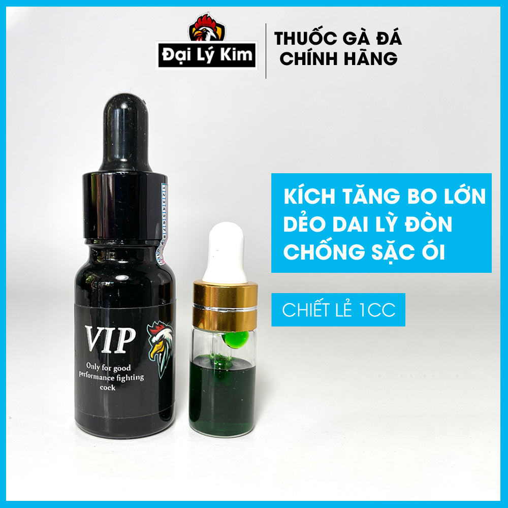 Thuốc gà đá tăng bo lớn, cực lì đòn, chống ói Vip Xanh, chiết lẻ 1cc, nhập khẩu Mexico chính hãng + thuốc gà, thuốc gà đá, thuốc cho gà đá, thuốc tăng bo gà đá