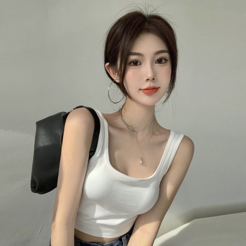 Áo hai dây - Áo bra Kết hợp cùng áo vest hoặc quần cạp cao cực cá tính trẻ trung A833