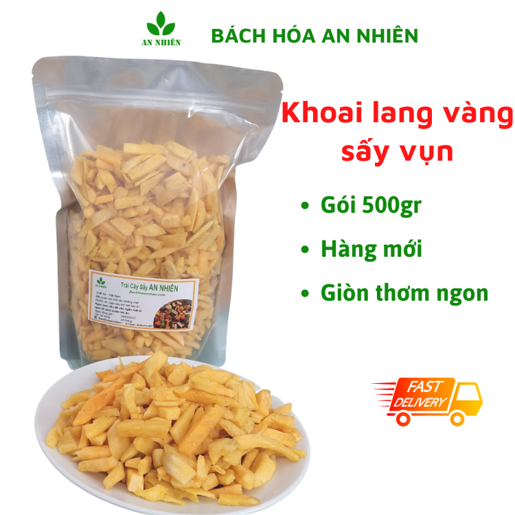 Khoai lang sấy khoai vàng vụn An Nhiên 500gr
