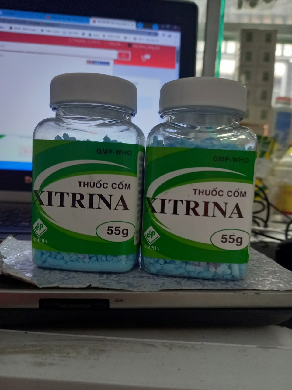 Cốm tiêu xanh Xitrina lọ 55g