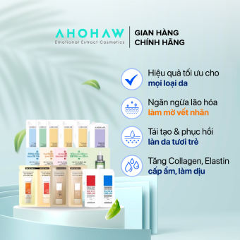Bộ 12 Sản Phẩm Dùng Thử Chăm Sóc Da AHOHAW Chính Hãng (Ngẫu Nhiên)