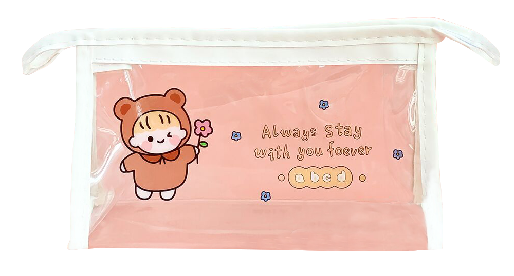 [GIFT] Túi Đựng Mỹ Phẩm Trong Suốt Dễ Thương