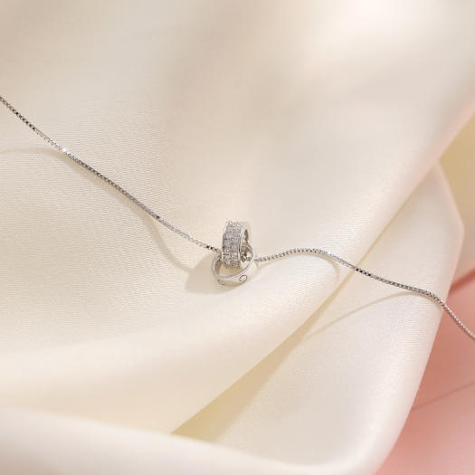 Dây chuyền bạc nữ -Vòng bạc 925-Vòng đeo cổ trang sức bạc cao cấp