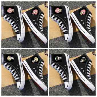 Giày thể thao cổ cao in hình SPY x Family anime chibi thời trang size nam nữ 35 - 44