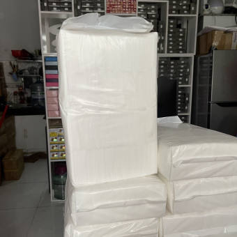 Bông Gòn Cắt Sẵn 500g 7*7cm, Bông Gòn Lau Mực Xăm