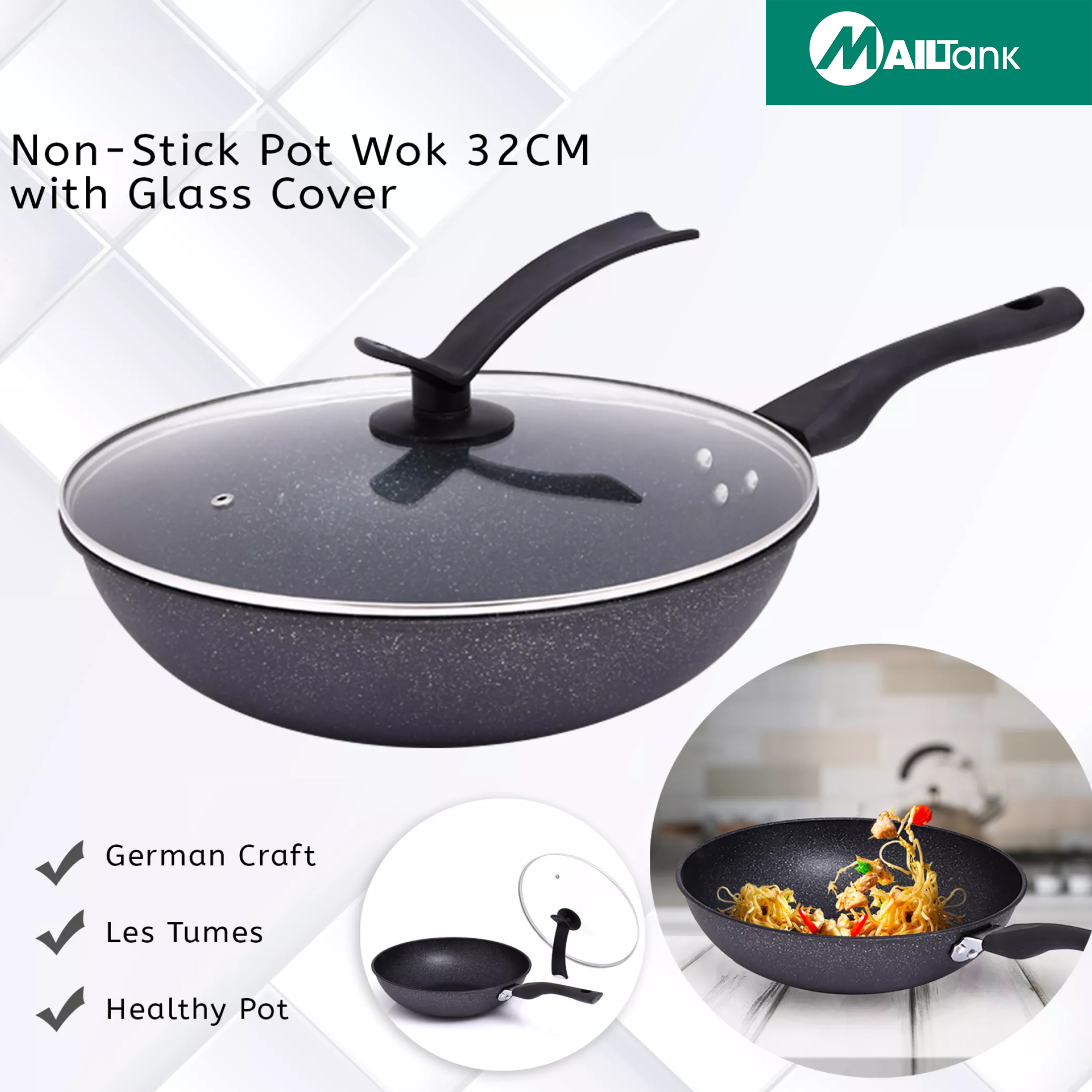 Nonstick Handle Iron Frying Cooking Pan Breakfast Egg Pancake Pot Cookware Buy Online At Best
