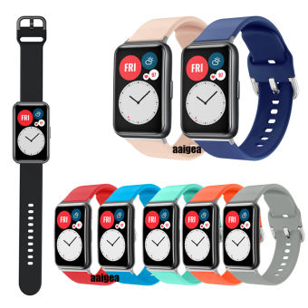 Dây Đeo Đồng Hồ Cho Huawei Watch Fit Dây Đeo Silicon Mềm