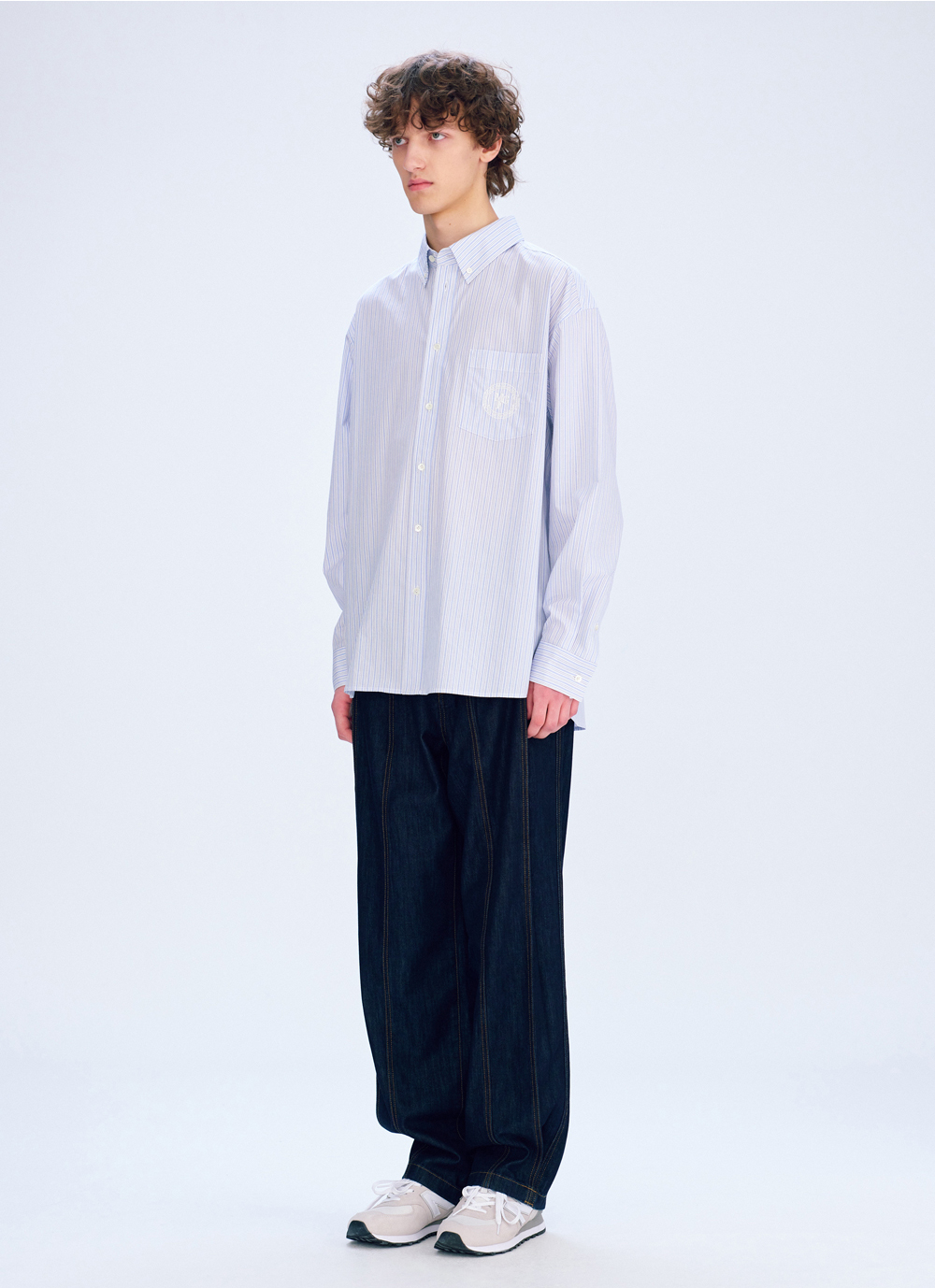 MARITHE FRANCOIS GIRBAUD M Tuck Wide Denim Pants Мужские джинсы - 2 цвета (Новинка 2024 г.)