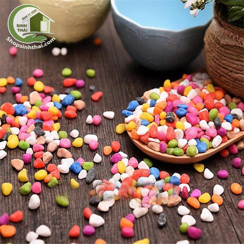 Đá, Sỏi màu trang trí đẹp mắt