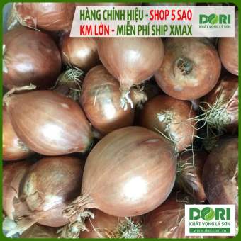 Hành vàng khô Indo - Dori Thơm - 1kg - Hành Củ To Tròn rất khô, không bị thối nhũn