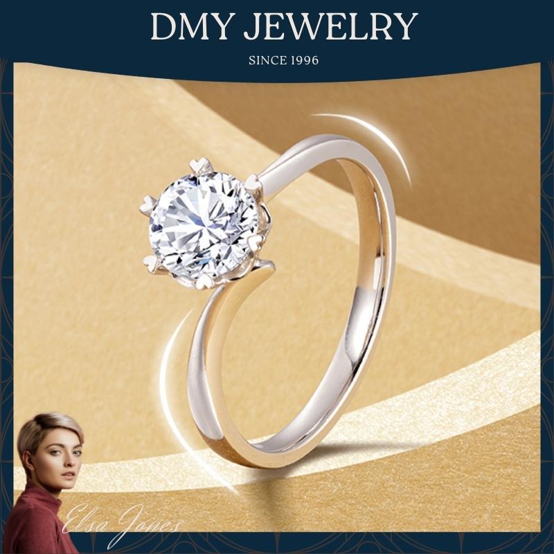 DMY Jewelry Woman Jewellery Ring/925 Silver Ring/Silver Ring Women/Diamond Ring For Women/Moisanite Ring/Moissanite Diamond Ring/Moissanite Jewelry/Moissanite Ring Gra/Moissanite Ring 0.5 Caret/2CT Moissanite Ring  Engagement Ring/Snowflake Design Ring