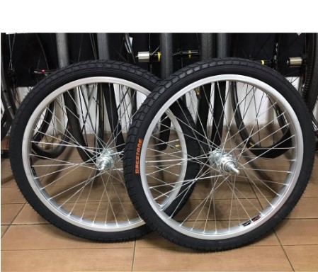 REAR 26x1-3/8 590x20 WEI ZAC20 SILVER 36 KT CB 110mm 14gUCP w/TRIM KIT
