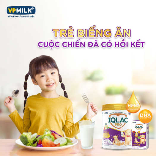 Sữa bột Pha Sẵn VPMilk IQLac Pro biếng ăn - suy dinh dưỡng Premium hộp 110ml (thùng 48 hộp), dành cho trẻ trên 1 tuổi đặc trị cho trẻ biếng ăn, suy dinh dưỡng
