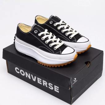 Giày Sneaker Converse Run Star Hike low black ( Tặng túi converse + bill + tất)