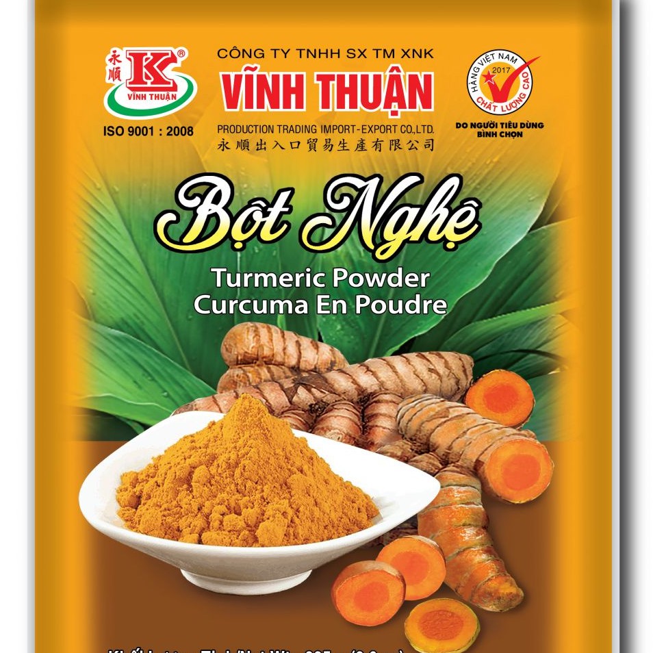 3 gói Bột Nghệ Vĩnh Thuận -gói 50g