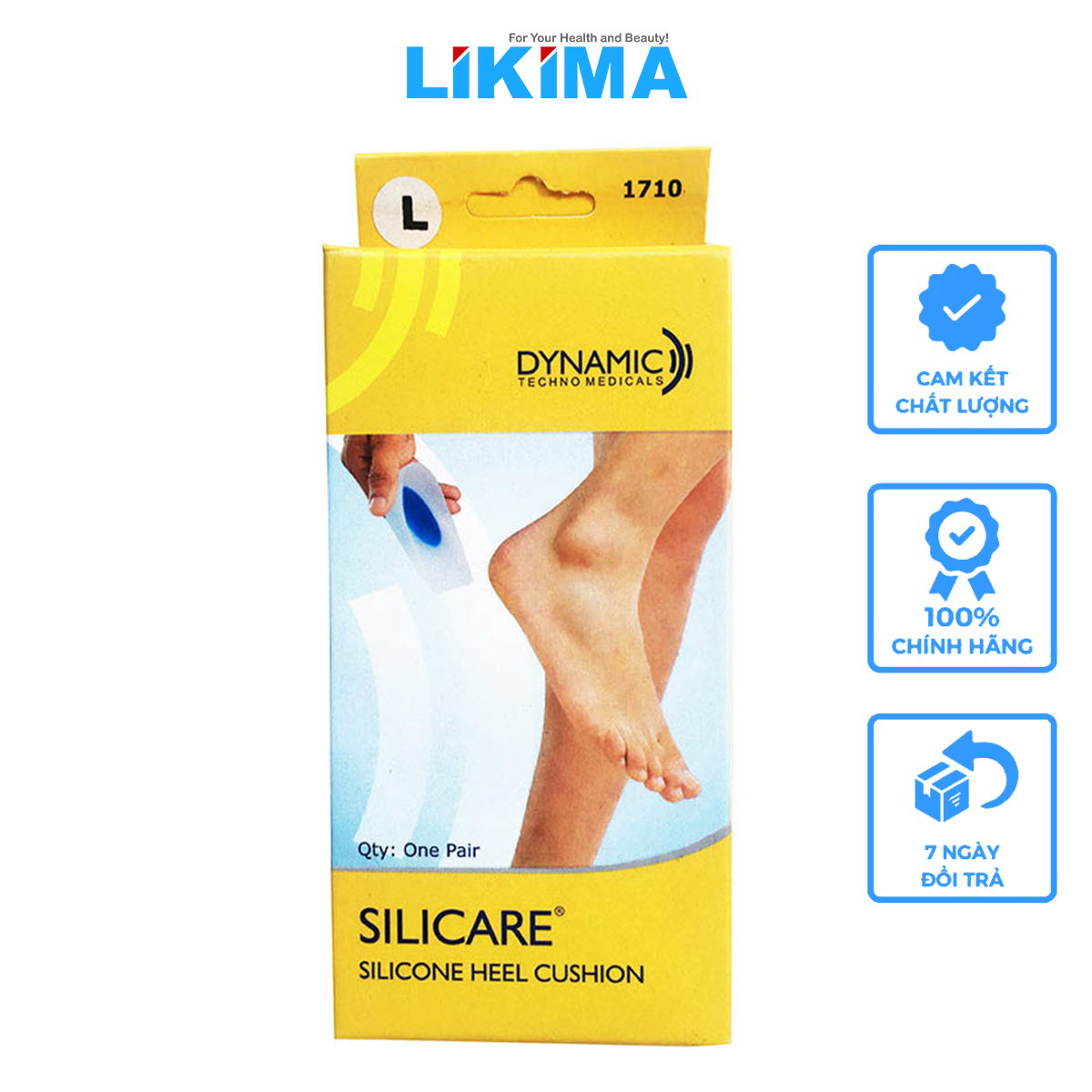 Miếng lót gót chân Silicon – 1710 Likima