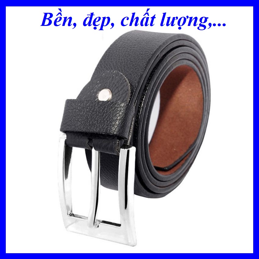 [HÀNG XỊN] Dây nịt nam, thắt lưng nam khóa kim, Bấm lỗ sẵn, Thắt lưng da mềm, bền, đẹp