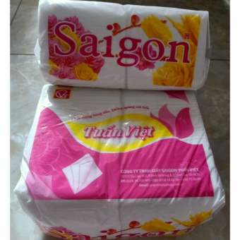 1 cây (10 bịch) khăn giấy rút SÀI GÒN, khăn giấy ăn, khăn giấy bỏ hộp, khăn giấy xài 1 lần, khăn ăn cao cấp 2.2kg