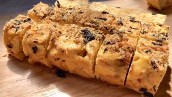 Set nguyên liệu làm bánh Bông Tuyết chà bông trứng muối hay bánh nougat trứng muối