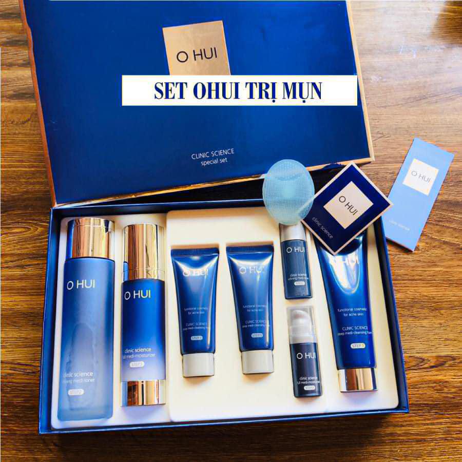 Bộ Dưỡng Kiêm Trị Mụn Cao Cấp Ohui Clinic Science Special Set