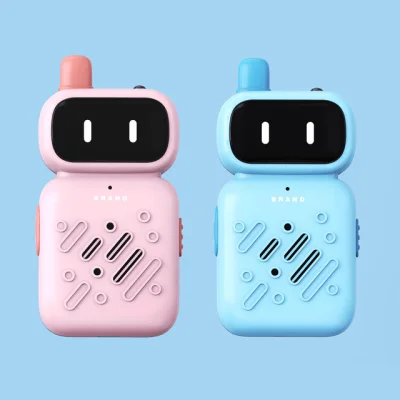 2PCS Rabbit Mini Kids Walkie Talkie Children phone Handheld Transceiver 3KM Range Radio Interphone Child toys for boys girl Gift (1)